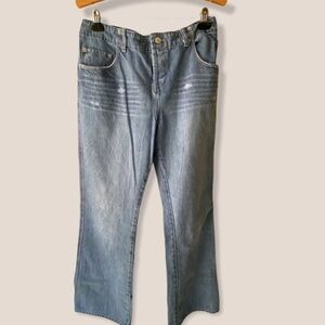 VTG LONDON Jeans Faded Distressed Long Pants Sz.14